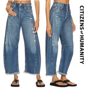 Citizens of Humanity - Horseshoe Magnolia Denim Jeans - Barrel Leg - 25